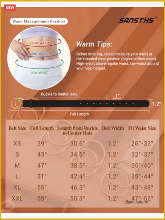 2 Pack Faux Leather Belts with Double O Ring Buckle main image 5